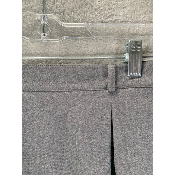 VTG Christian Dior Skirt 6 Grey 80's Midi Pencil Pockets 100% Wool Quiet Luxury - Picture 6 of 11